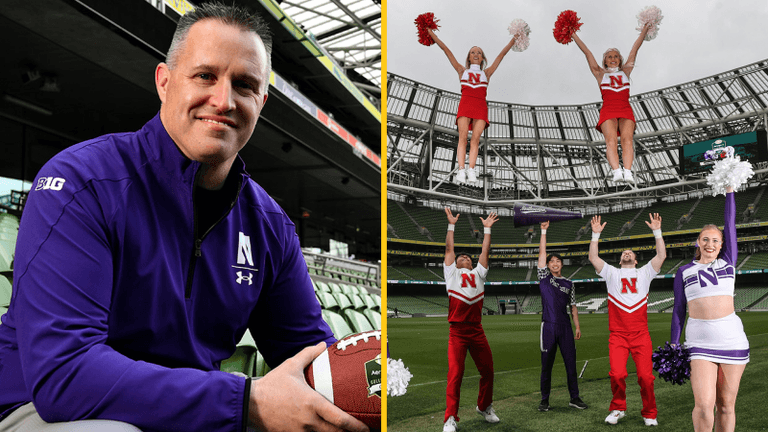 “I’ll ask for everyone that comes to the game to wear purple and roots for us” – Pat Fitzgerald “I’ll ask for everyone that comes to the game to wear purple and roots for us” – Pat Fitzgerald