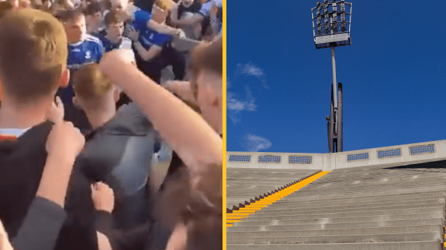 Croke Park’s Hill 16 could be converted to seats after Monaghan Armagh brawl Croke Park’s Hill 16 could be converted to seats after Monaghan Armagh brawl