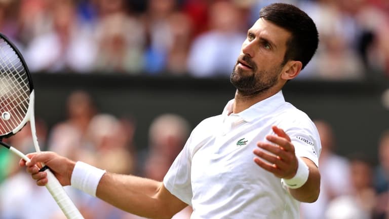 Novak Djokovic fires message to Brad Pitt, Prince William and Wimbledon crowd Novak Djokovic fires message to Brad Pitt, Prince William and Wimbledon crowd
