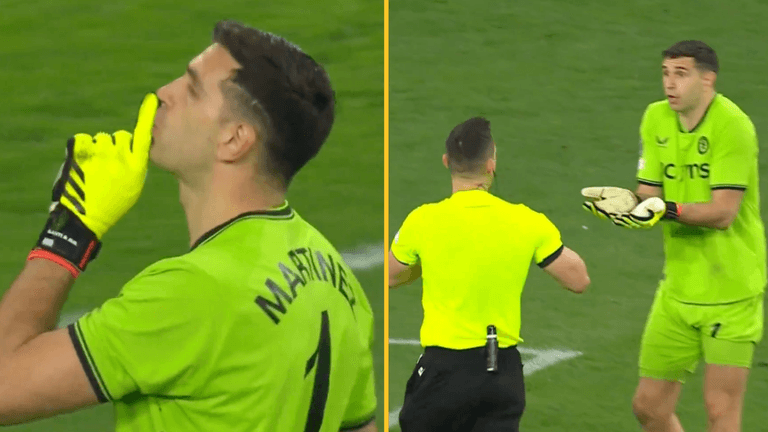 How Emi Martinez was allowed to stay on despite receiving two yellow cards How Emi Martinez was allowed to stay on despite receiving two yellow cards