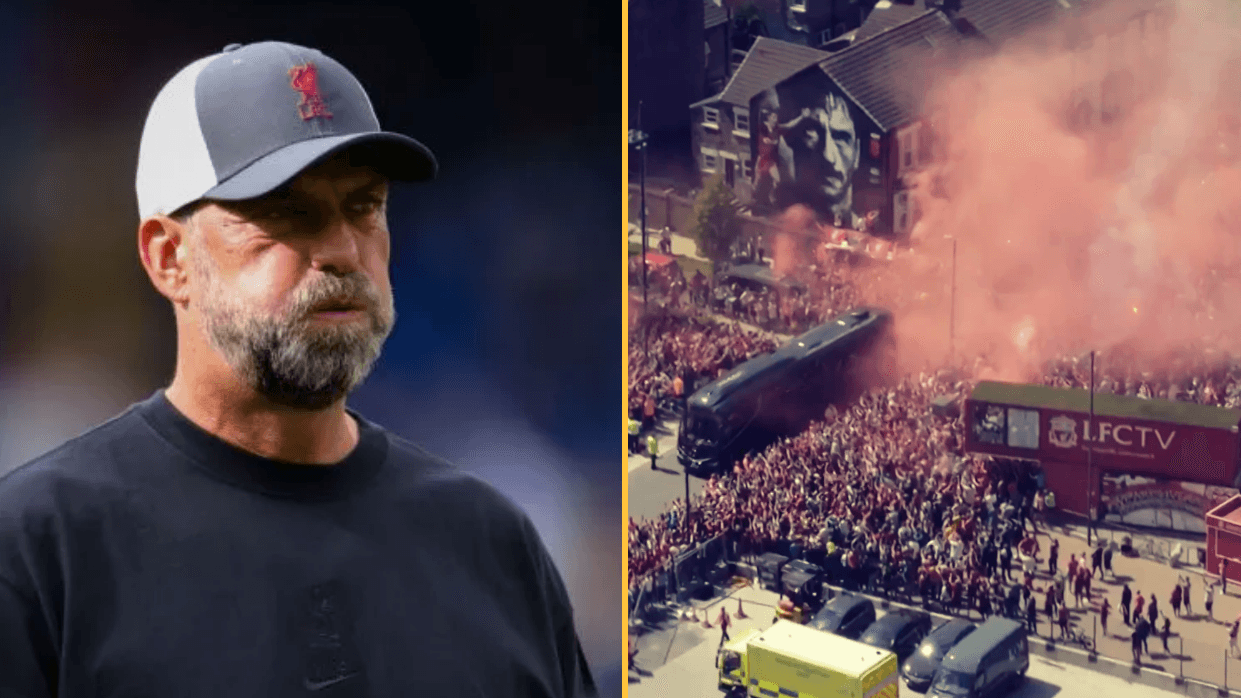 Stunning scenes outside Anfield for Jurgen Klopp’s Liverpool farewell