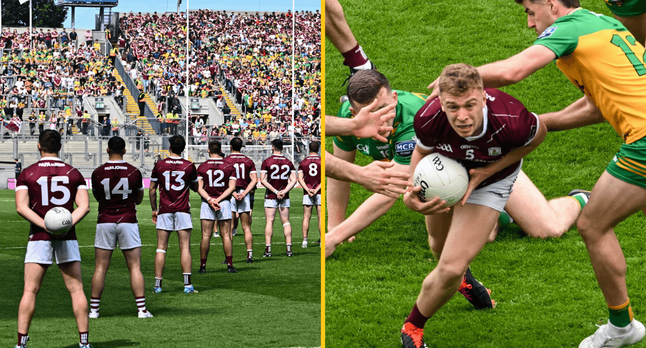 Dylan McHugh explains why Galway lined up in a V for John O’Mahony tribute