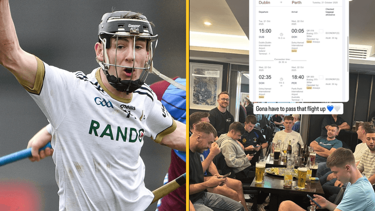 Antrim hurling winner forgoes flight home to Australia for Monday (and Tuesday) club party Antrim hurling winner forgoes flight home to Australia for Monday (and Tuesday) club party
