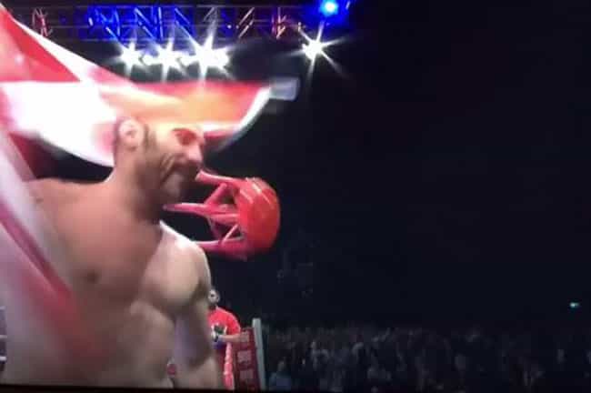 Vine: Some idiot threw a stool at Gary Spike O’Sullivan after his fight tonight Vine: Some idiot threw a stool at Gary Spike O’Sullivan after his fight tonight