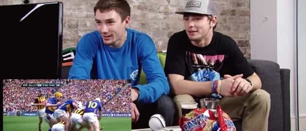 VIDEO: Americans watch hurling for the first time and are absolutely appalled VIDEO: Americans watch hurling for the first time and are absolutely appalled