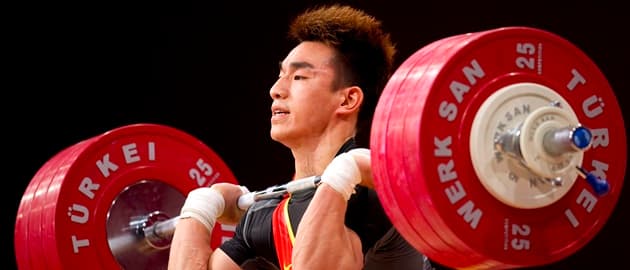 VIDEO: Watch Liao Hui break world snatch record, lifting 166kg (26 stone) VIDEO: Watch Liao Hui break world snatch record, lifting 166kg (26 stone)