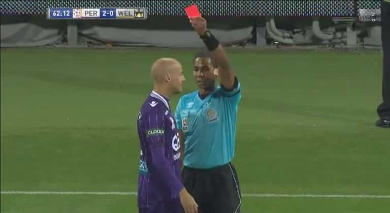 Video: Are you Vinnie Jones in disguise? Sub red carded 17 seconds after coming on Video: Are you Vinnie Jones in disguise? Sub red carded 17 seconds after coming on