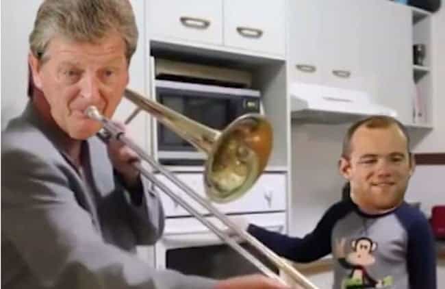 Side-splitting Vine of Wayne Rooney celebrating his 100th cap with Roy Hodgson Side-splitting Vine of Wayne Rooney celebrating his 100th cap with Roy Hodgson