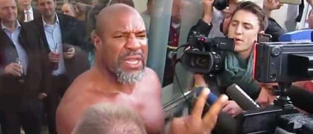 Shannon Briggs’ increasingly bizarre behaviour continues as he stalks Wladimir Klitschko at Volkswagen dealership Shannon Briggs’ increasingly bizarre behaviour continues as he stalks Wladimir Klitschko at Volkswagen dealership
