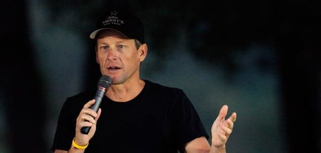 From EPO to IPA: Lance Armstrong tries, and fails miserably, to complete the Beer Mile From EPO to IPA: Lance Armstrong tries, and fails miserably, to complete the Beer Mile