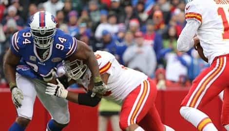 Mario Williams is the demon of the defensive line Mario Williams is the demon of the defensive line