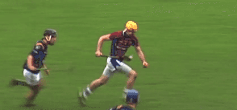 Video: Waterford hurler scores sensational improvised solo goal Video: Waterford hurler scores sensational improvised solo goal