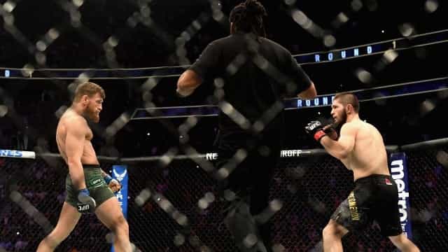 Coach suggests massive venue for Khabib vs. McGregor rematch Coach suggests massive venue for Khabib vs. McGregor rematch