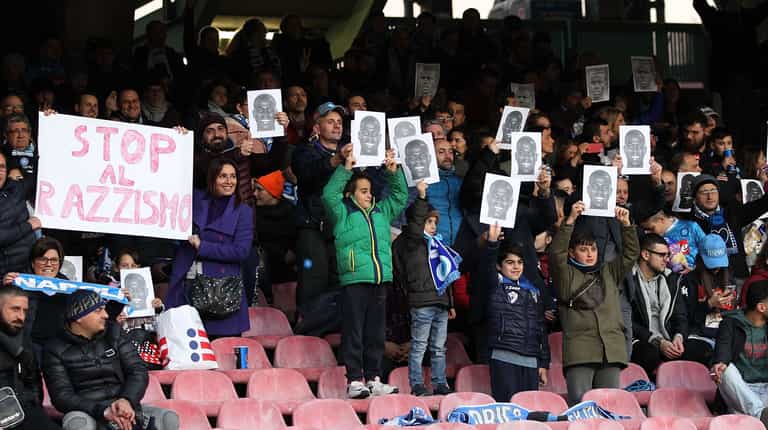 Napoli pledge to walk off field in instances of racial abuse Napoli pledge to walk off field in instances of racial abuse