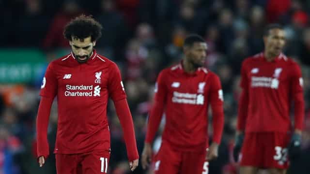 Liverpool move five points clear after flat draw with Leicester City at Anfield Liverpool move five points clear after flat draw with Leicester City at Anfield