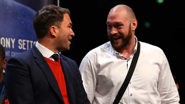 Tyson Fury camp responds to April 13 claims from Eddie Hearn Tyson Fury camp responds to April 13 claims from Eddie Hearn