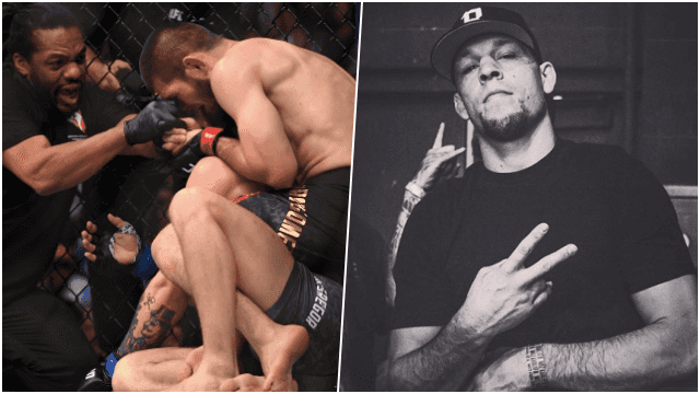 Nate Diaz sends message to Khabib Nurmagomedov after lightweight champ mocks McGregor Nate Diaz sends message to Khabib Nurmagomedov after lightweight champ mocks McGregor