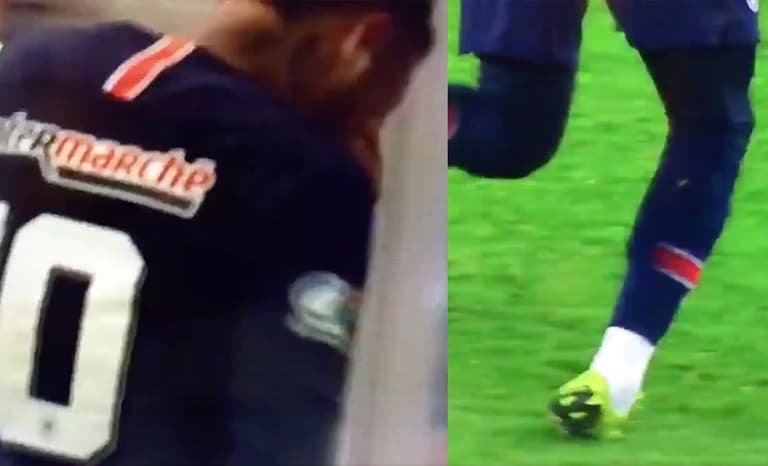 Neymar in tears after limping off injured against Strasbourg Neymar in tears after limping off injured against Strasbourg