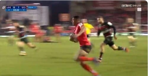 Robert Baloucoune scores another brilliant try to seal Ulster comeback Robert Baloucoune scores another brilliant try to seal Ulster comeback