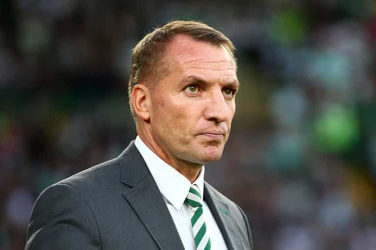 Celtic fans send message to Brendan Rodgers with banner at Hearts match Celtic fans send message to Brendan Rodgers with banner at Hearts match
