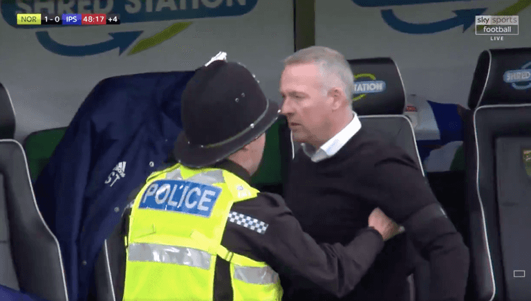 Paul Lambert incensed after being sent off in Ipswich’s game against Norwich Paul Lambert incensed after being sent off in Ipswich’s game against Norwich