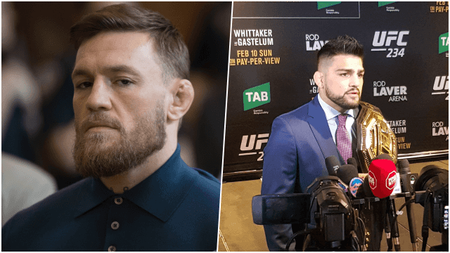 Conor McGregor wants belt sterilised after Kelvin Gastelum showed up holding it Conor McGregor wants belt sterilised after Kelvin Gastelum showed up holding it