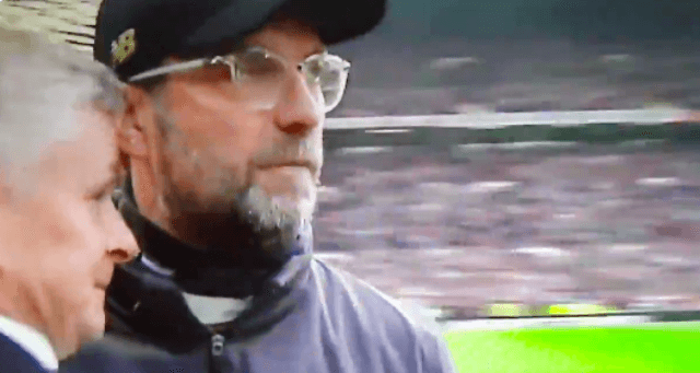 Fans think they’ve worked out what Jurgen Klopp said to Ole Gunnar Solskjaer after 0-0 draw Fans think they’ve worked out what Jurgen Klopp said to Ole Gunnar Solskjaer after 0-0 draw