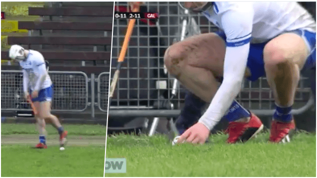 Shane Bennett with the cheekiest sideline cut you’ll see this season Shane Bennett with the cheekiest sideline cut you’ll see this season