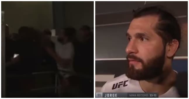 Jorge Masvidal exits interview to brawl with Leon Edwards Jorge Masvidal exits interview to brawl with Leon Edwards