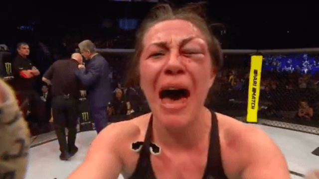 Molly McCann overcomes gruesome eye injury to secure first UFC victory Molly McCann overcomes gruesome eye injury to secure first UFC victory