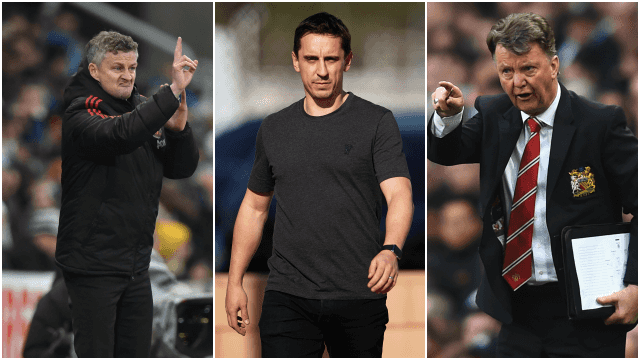 Gary Neville hits back at Louis van Gaal over Solskjaer comment Gary Neville hits back at Louis van Gaal over Solskjaer comment
