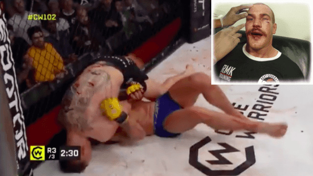 Ballymena’s Rhys McKee continues climbing the ladder with submission win in brutal fight Ballymena’s Rhys McKee continues climbing the ladder with submission win in brutal fight