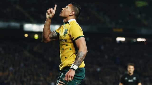 Rugby Australia condemn incendiary social media post from Israel Folau Rugby Australia condemn incendiary social media post from Israel Folau