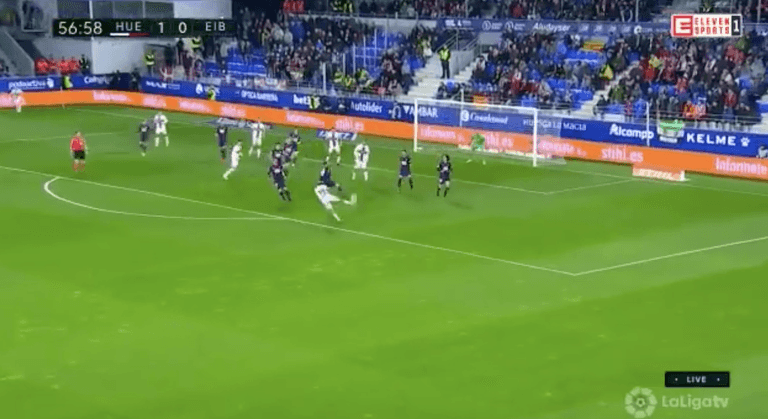 Huesca player scores Puskas-worthy volley against Eibar Huesca player scores Puskas-worthy volley against Eibar
