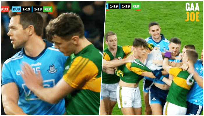 Kerry vs. Dublin ends in meleé, and a draw Kerry vs. Dublin ends in meleé, and a draw