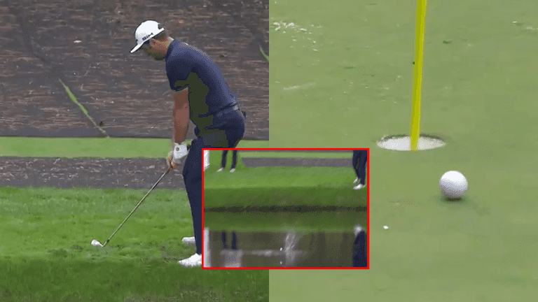 Jon Rahm sinks mind blowing hole-in-one at The Masters Jon Rahm sinks mind blowing hole-in-one at The Masters