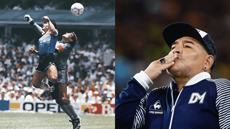 Diego Maradona wanted another Hand of God against England, with his right Diego Maradona wanted another Hand of God against England, with his right