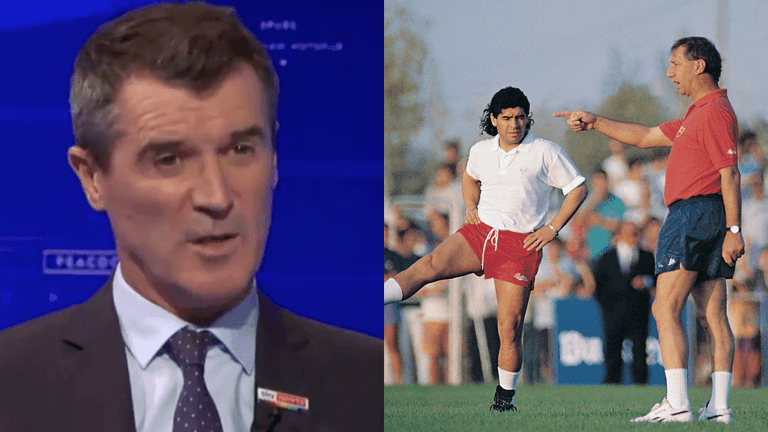 Roy Keane shares heartwarming anecdote about watching Diego Maradona train Roy Keane shares heartwarming anecdote about watching Diego Maradona train