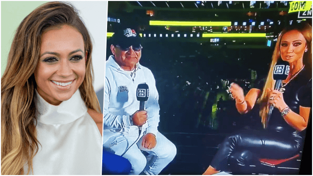 Kate Abdo steals the show at Garcia-Campbell with bizarre compliment Kate Abdo steals the show at Garcia-Campbell with bizarre compliment