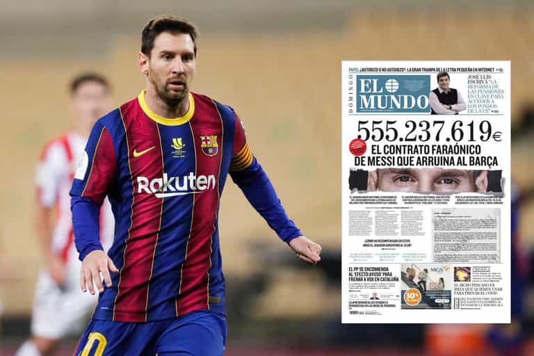 Lionel Messi to sue newspaper that published staggering details of his contract Lionel Messi to sue newspaper that published staggering details of his contract