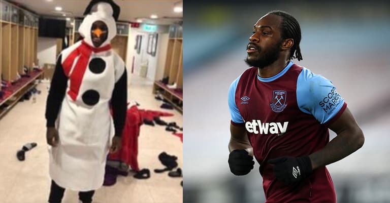 Michail Antonio pays £20k insurance after crashing Lamborghini while dressed as snowman Michail Antonio pays £20k insurance after crashing Lamborghini while dressed as snowman