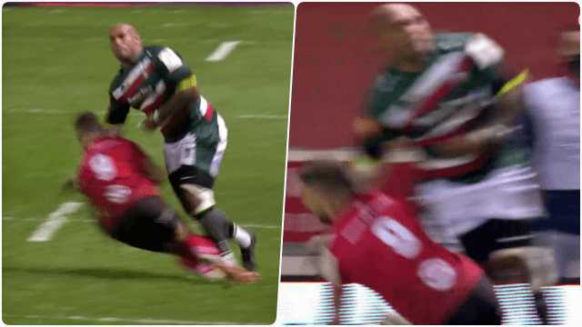 John Cooney KO’ed by Nemani Nadolo during Ulster semi-final John Cooney KO’ed by Nemani Nadolo during Ulster semi-final