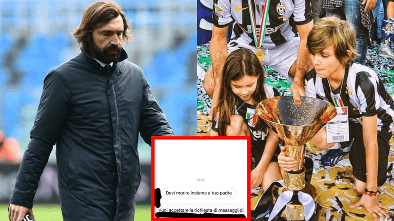 Andrea Pirlo’s 17-year-old son receives death threats over Juventus’ form Andrea Pirlo’s 17-year-old son receives death threats over Juventus’ form