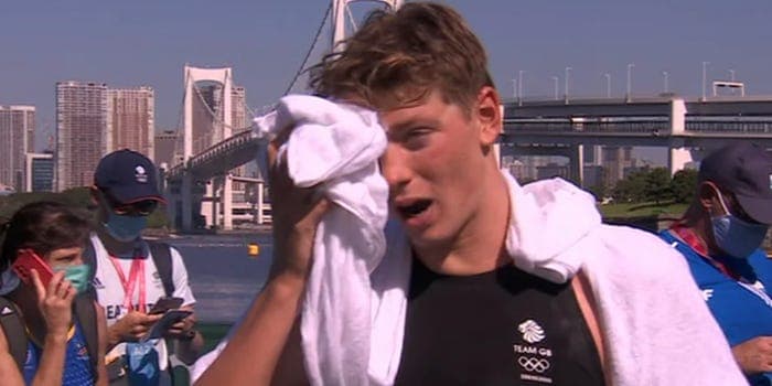 Swimmer suffered injury so gruesome he thought his eye had come out of its socket Swimmer suffered injury so gruesome he thought his eye had come out of its socket