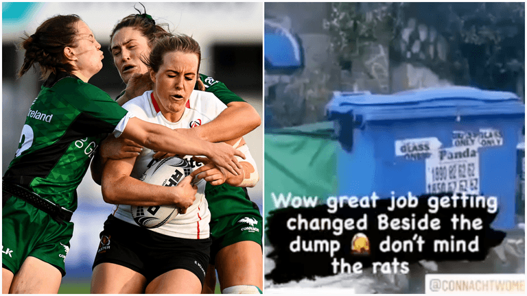 Shocking footage of women’s interpro changing facilities proves talk and hashtags are cheap Shocking footage of women’s interpro changing facilities proves talk and hashtags are cheap