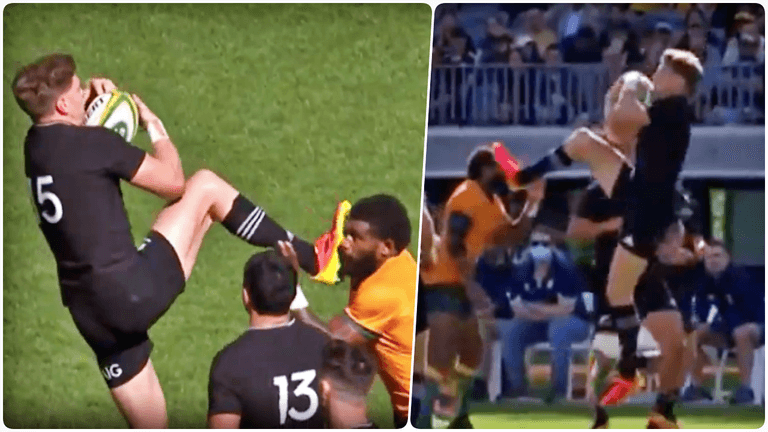 Jordie Barrett makes unfortunate rugby history after red card against Australia Jordie Barrett makes unfortunate rugby history after red card against Australia