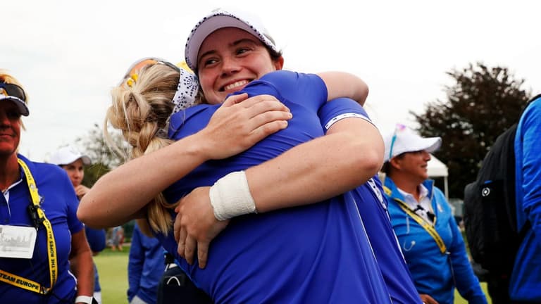 Leona Maguire creates Solheim Cup history after blitzing Team USA Leona Maguire creates Solheim Cup history after blitzing Team USA