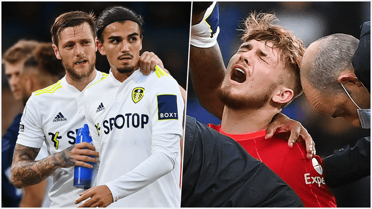 Harvey Elliott refuses to blame Pascal Struijk for horrific injury Harvey Elliott refuses to blame Pascal Struijk for horrific injury
