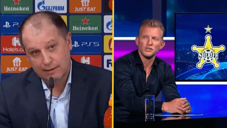 Sheriff manager issues perfect response to Dirk Kuyt’s patronising comments Sheriff manager issues perfect response to Dirk Kuyt’s patronising comments