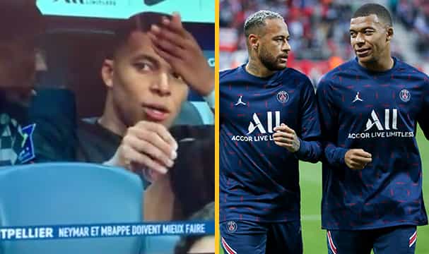 Kylian Mbappe caught on camera complaining about Neymar Kylian Mbappe caught on camera complaining about Neymar